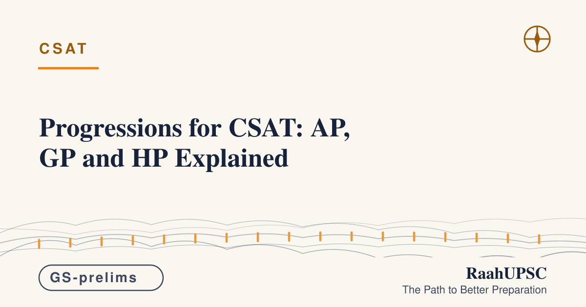 Progressions for CSAT: AP, GP and HP Explained